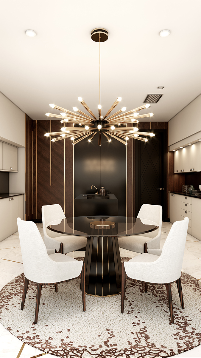 Opulent Suspension Lamp - 1