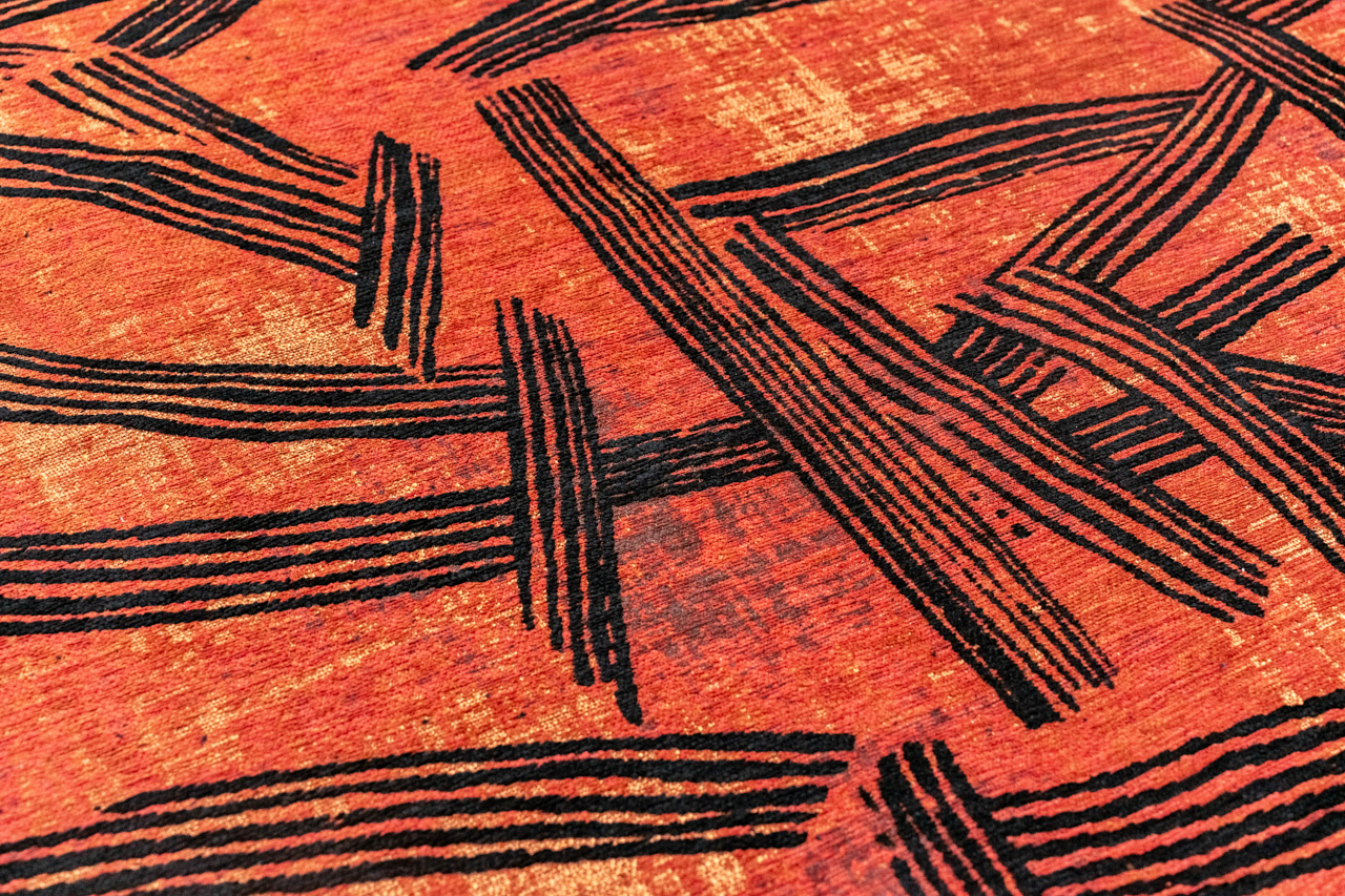 Kanji Ginger Chocolate Rug