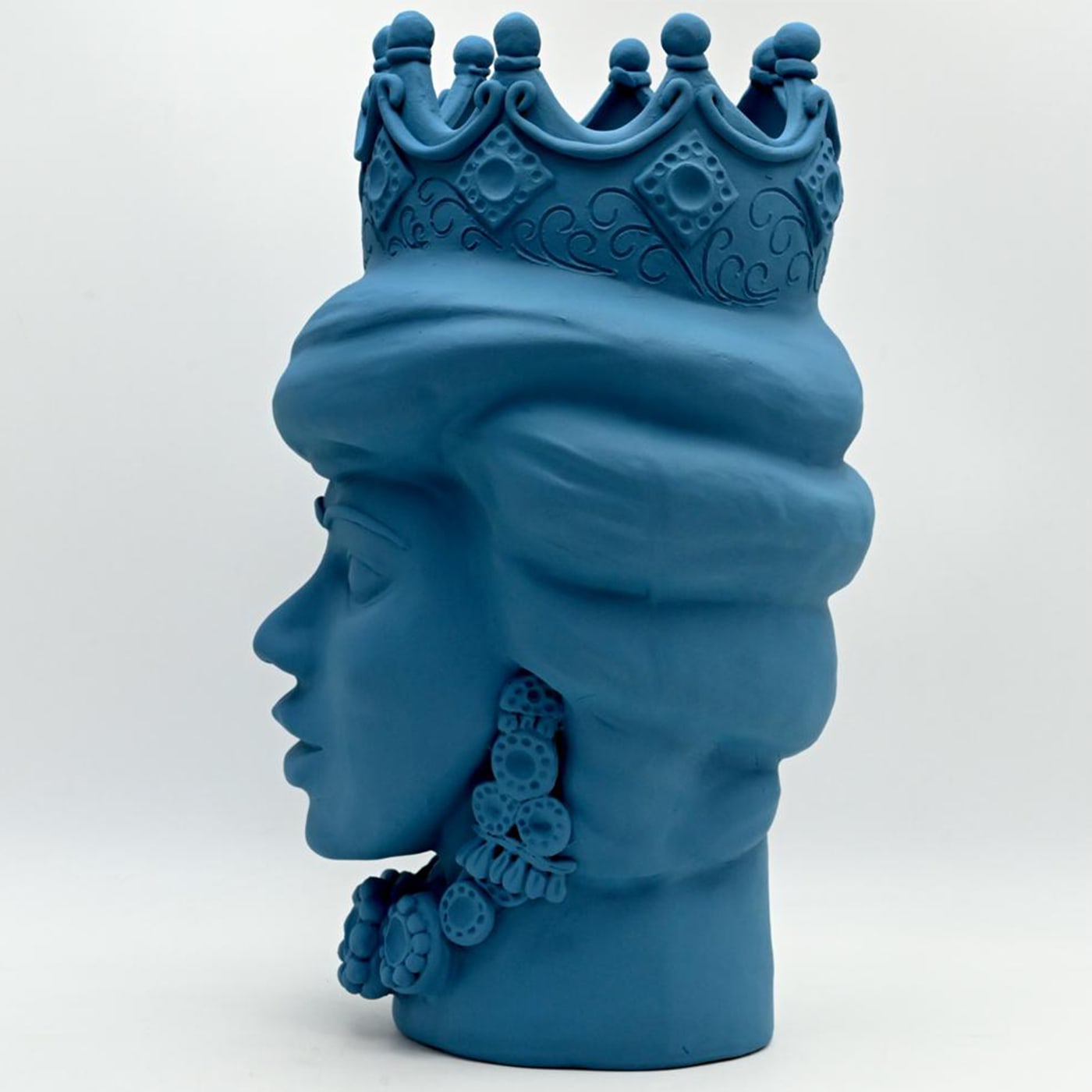 Blue Matte Moor's Sculpture