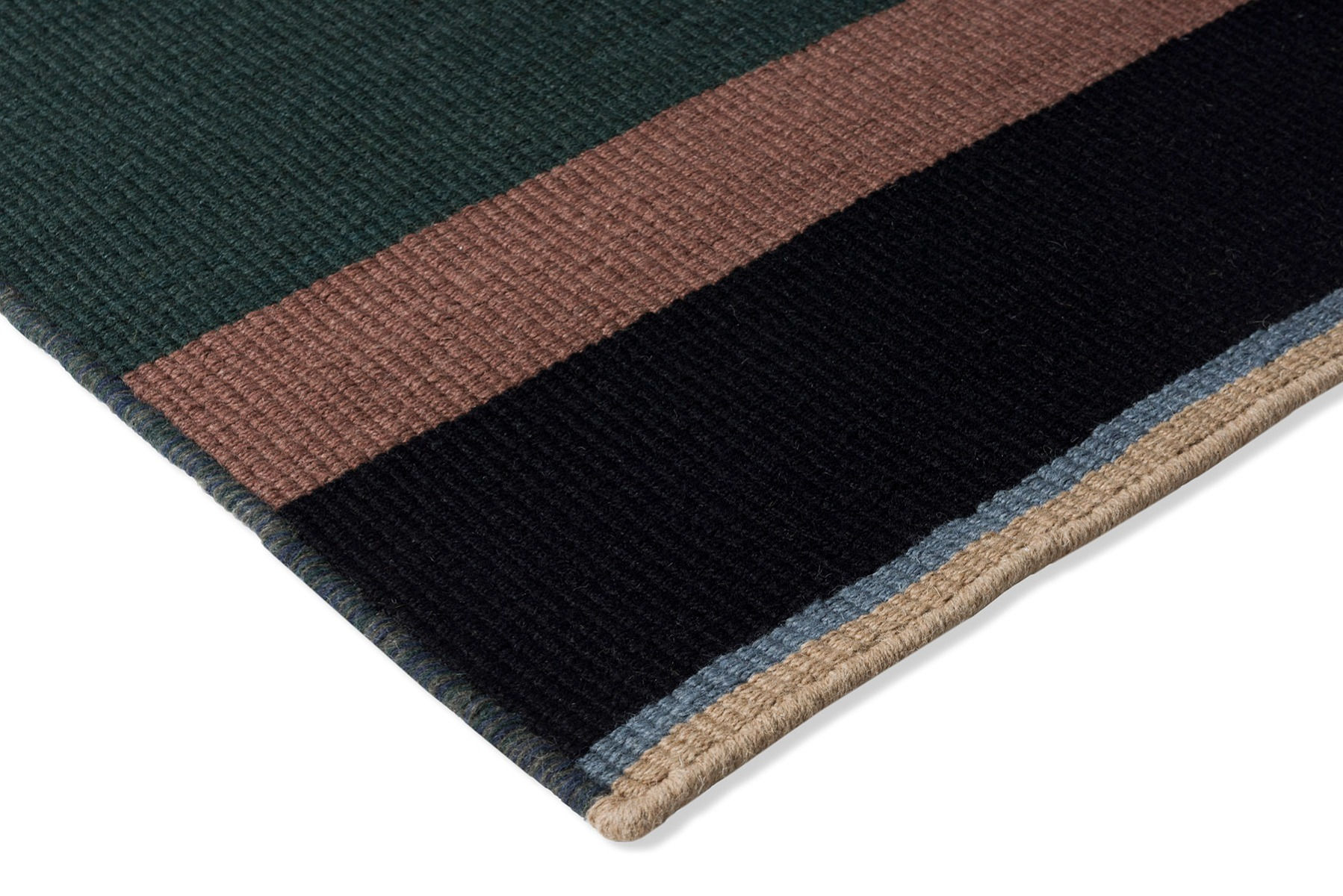 Artisan Stack Green Flatwoven Rug