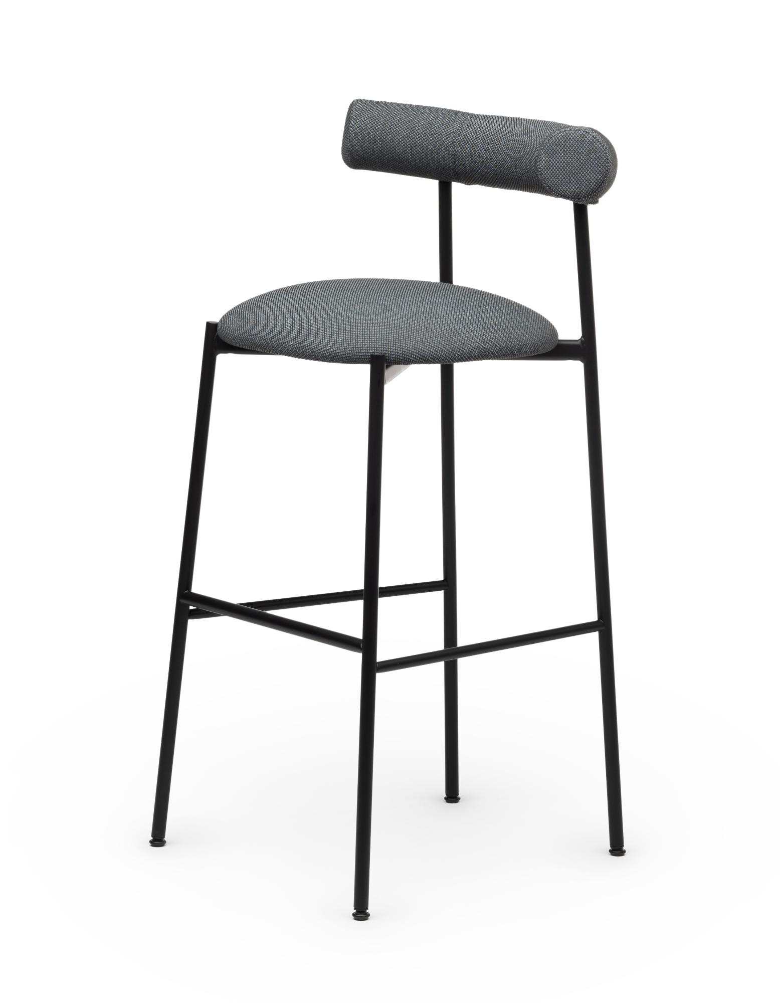 Pampa Gray Bar Stool