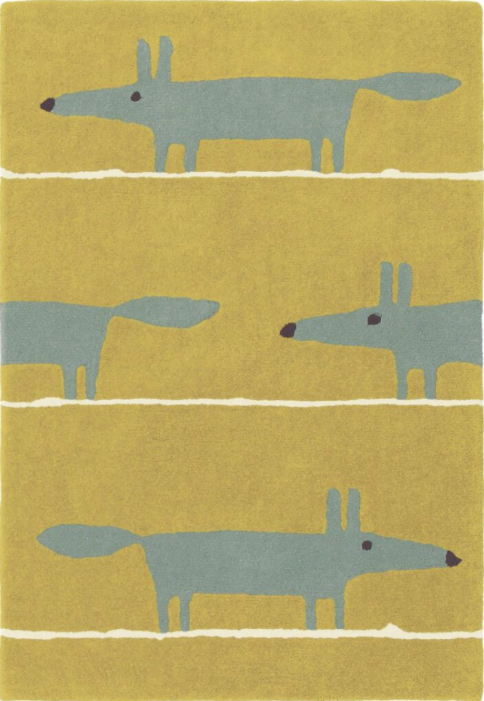 Mr. Fox Mustard 25306 Rug