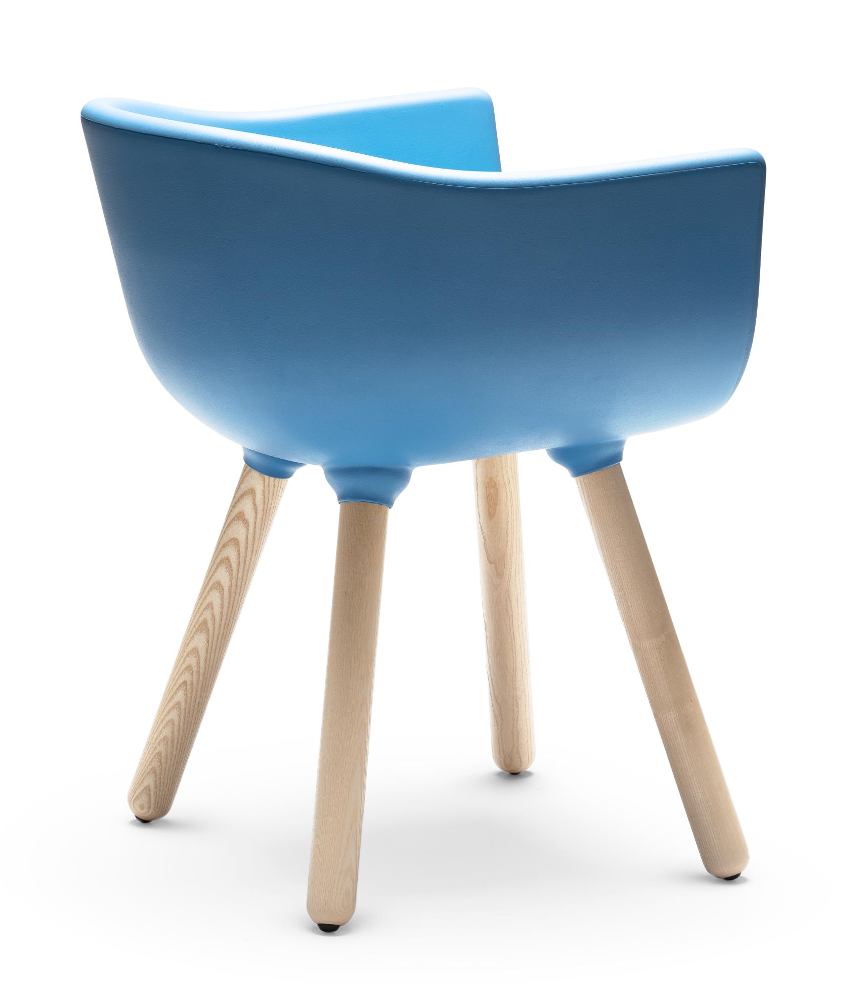 Tulip Blue Chair