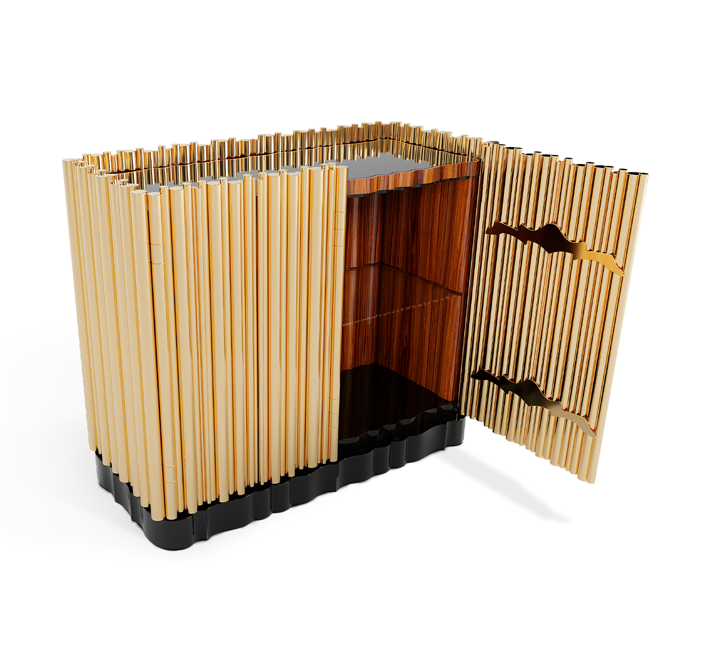 Harmony 2-Doors Gold Sideboard