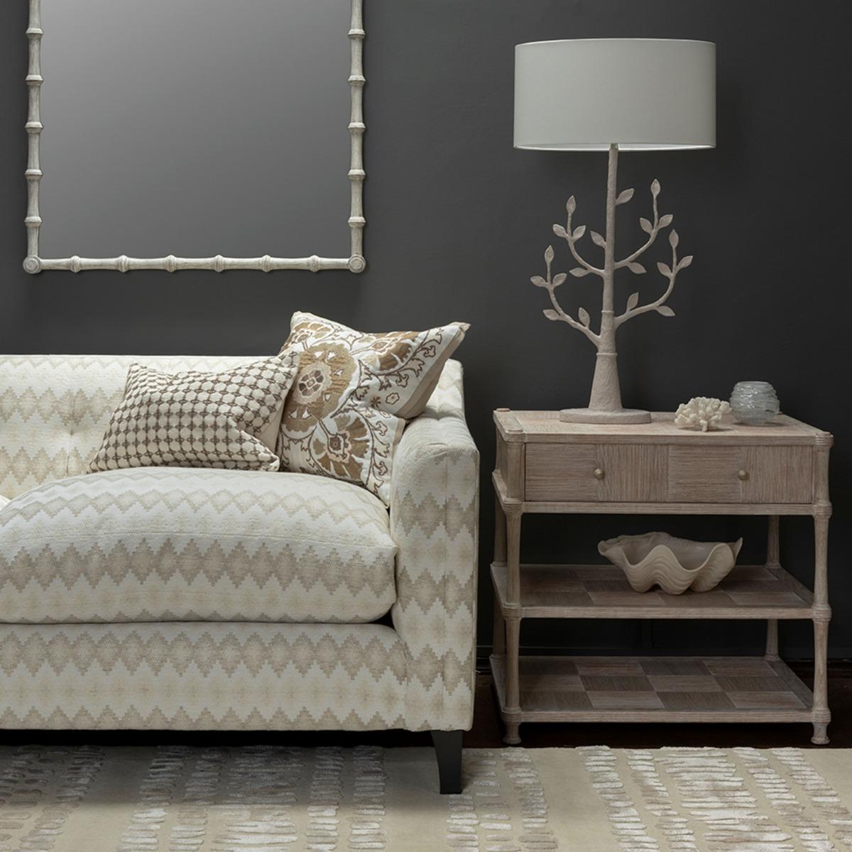 Bywater Side Table with Drawer Washed Acacia