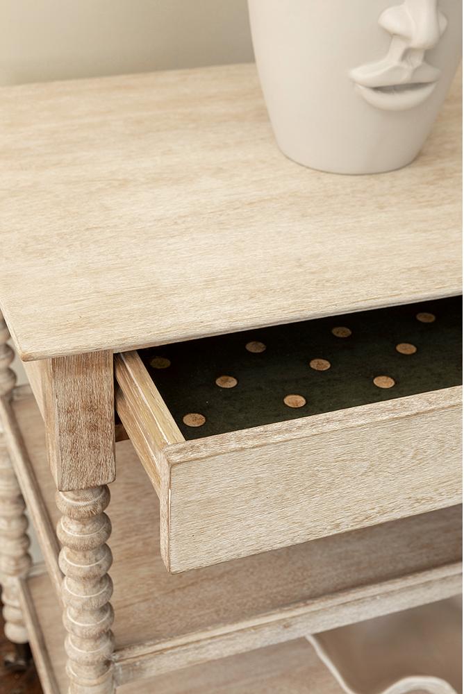 Tormarton End Table Washed Acacia