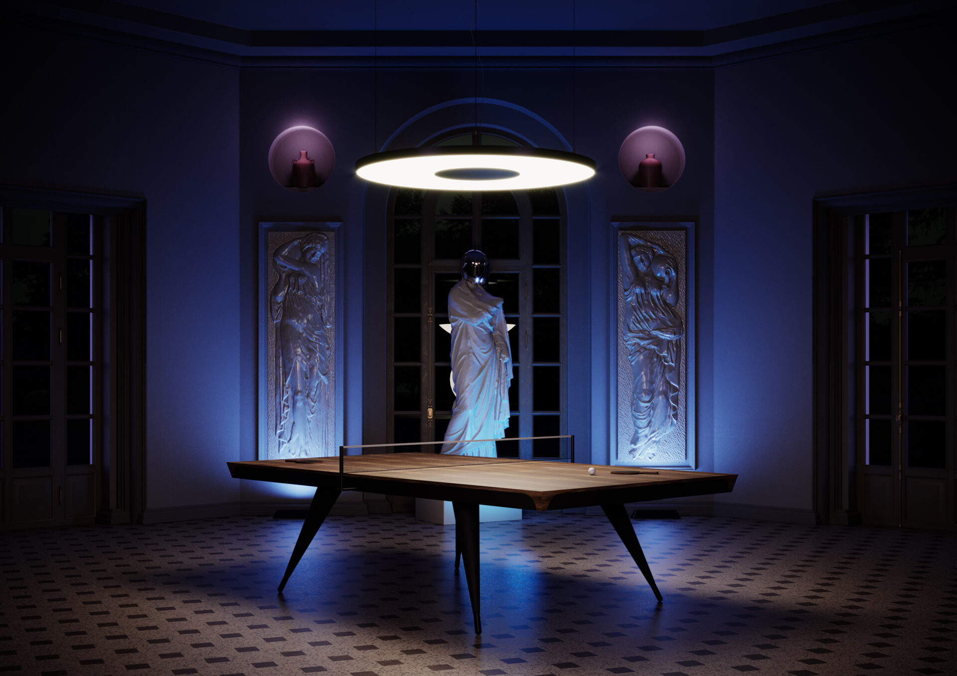Blade Table Tennis Table