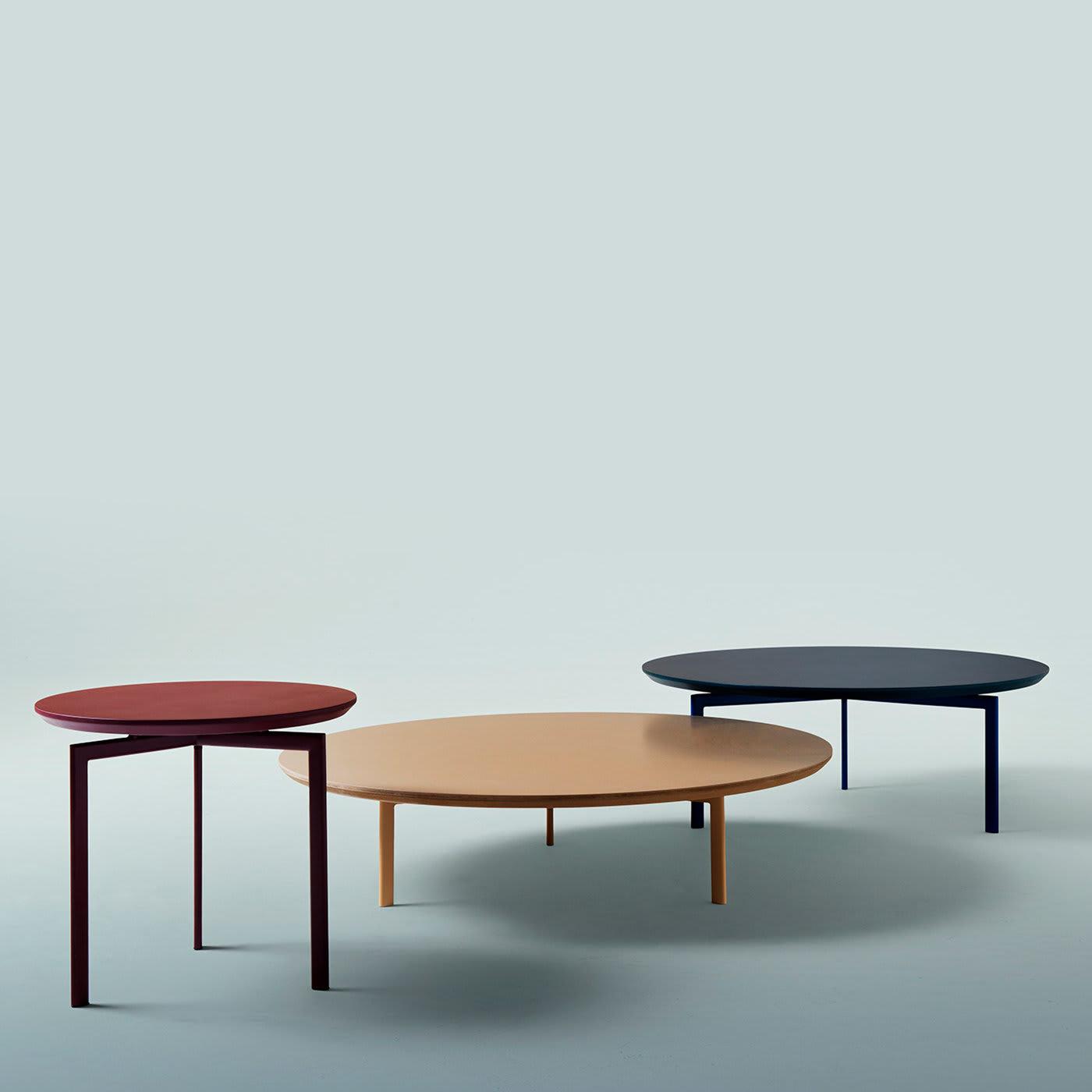 Pretty Burgundy Handcrafted Coffee Table