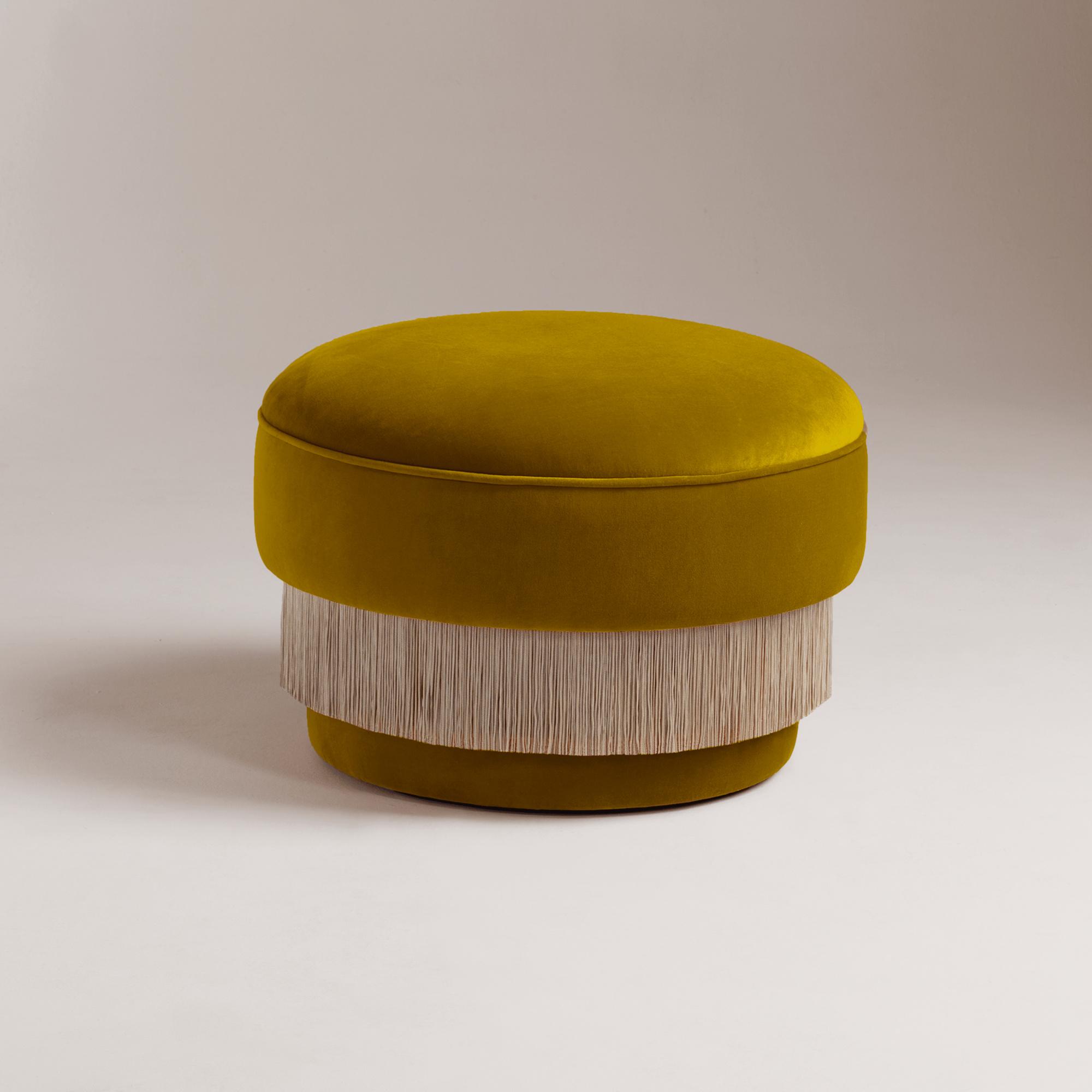 La Folie Ochre Pouf