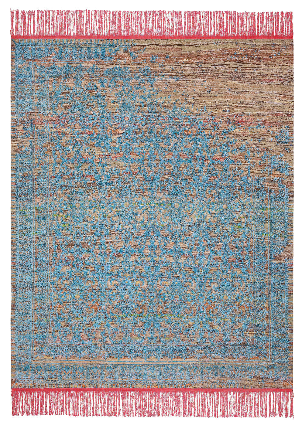 Ferrara Radi Rocked Pink Blue Rug