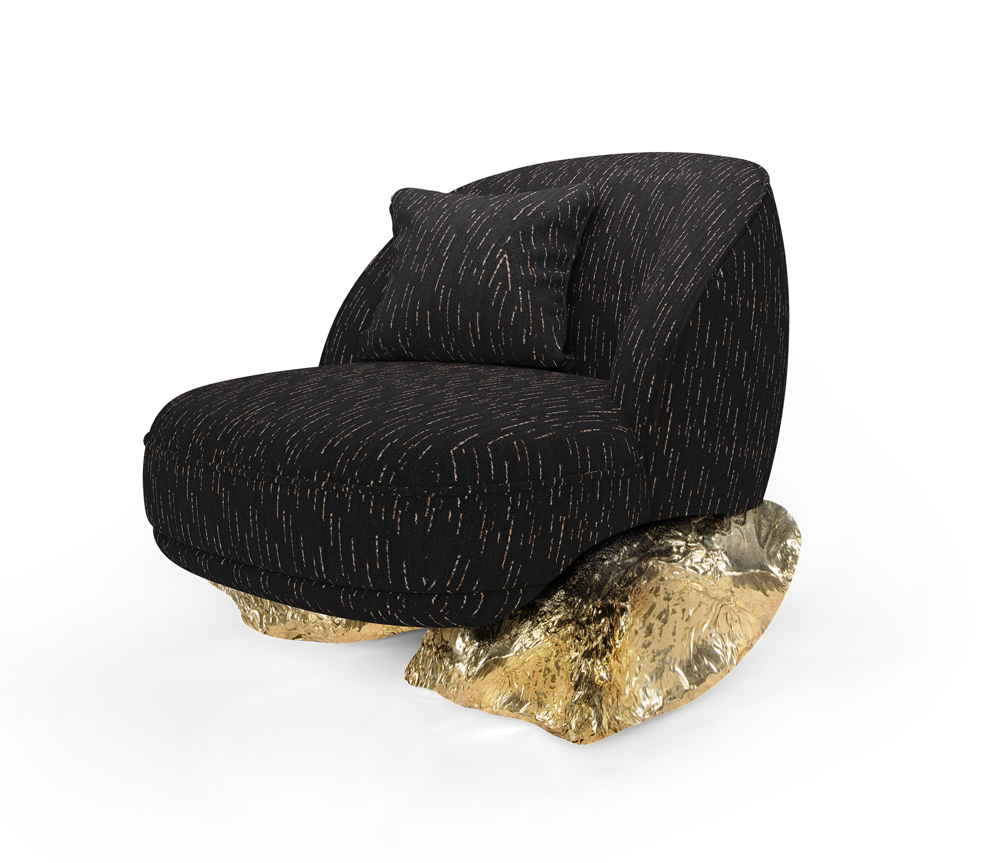 Black Luxe Armchair