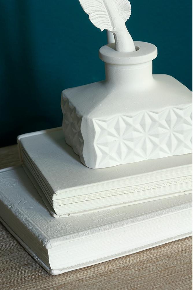 Tom Table Lamp Chalk Finish