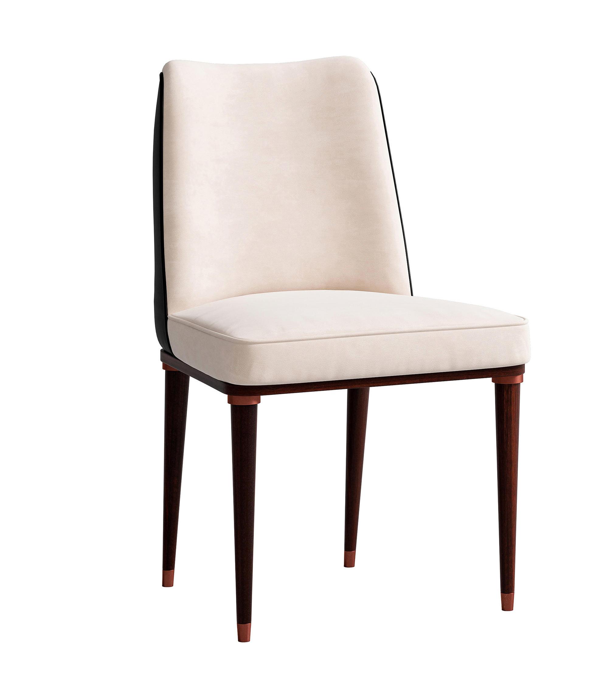 Sleek Dining Chair Without Armrests