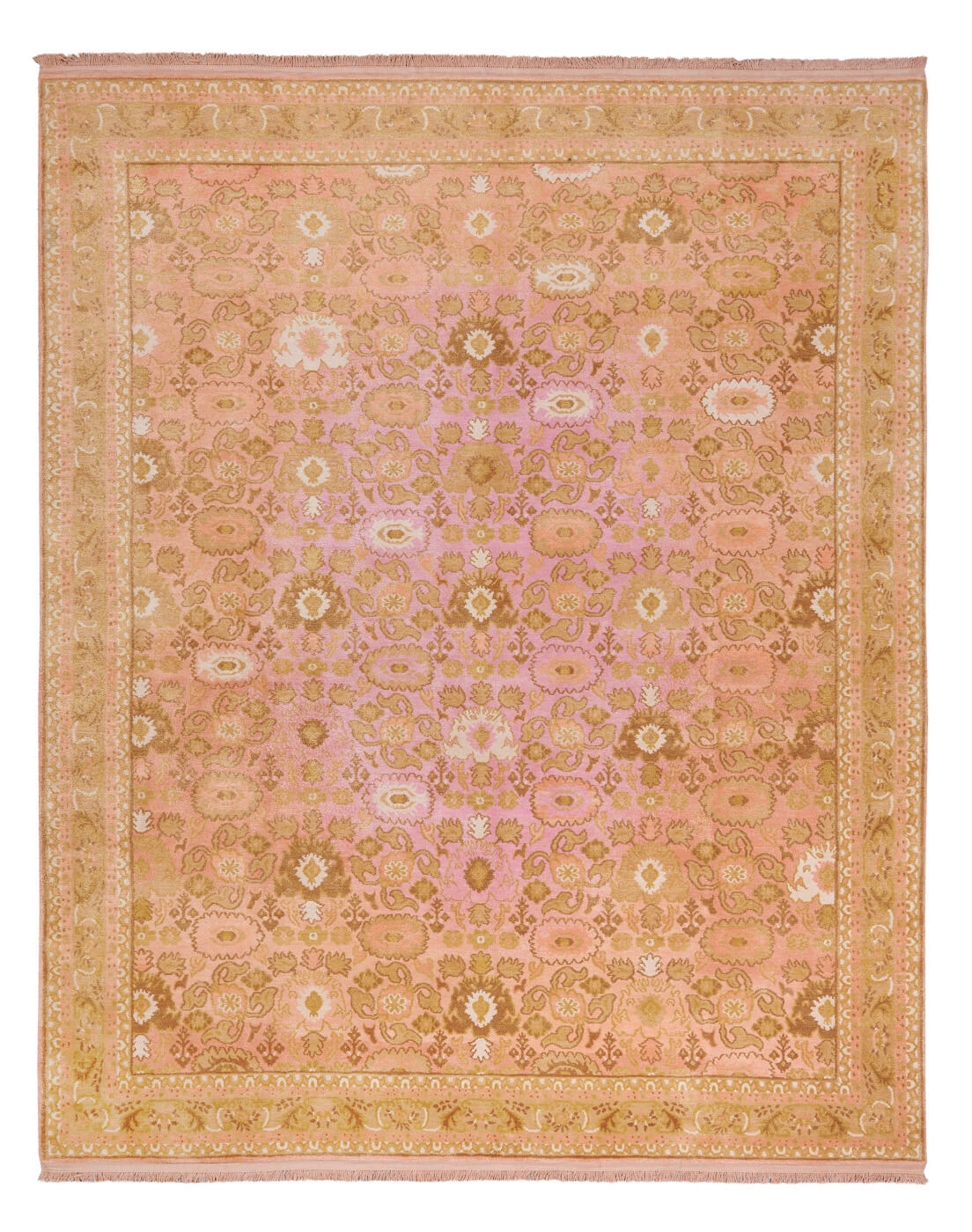 Bidjar Brown Pink Rug