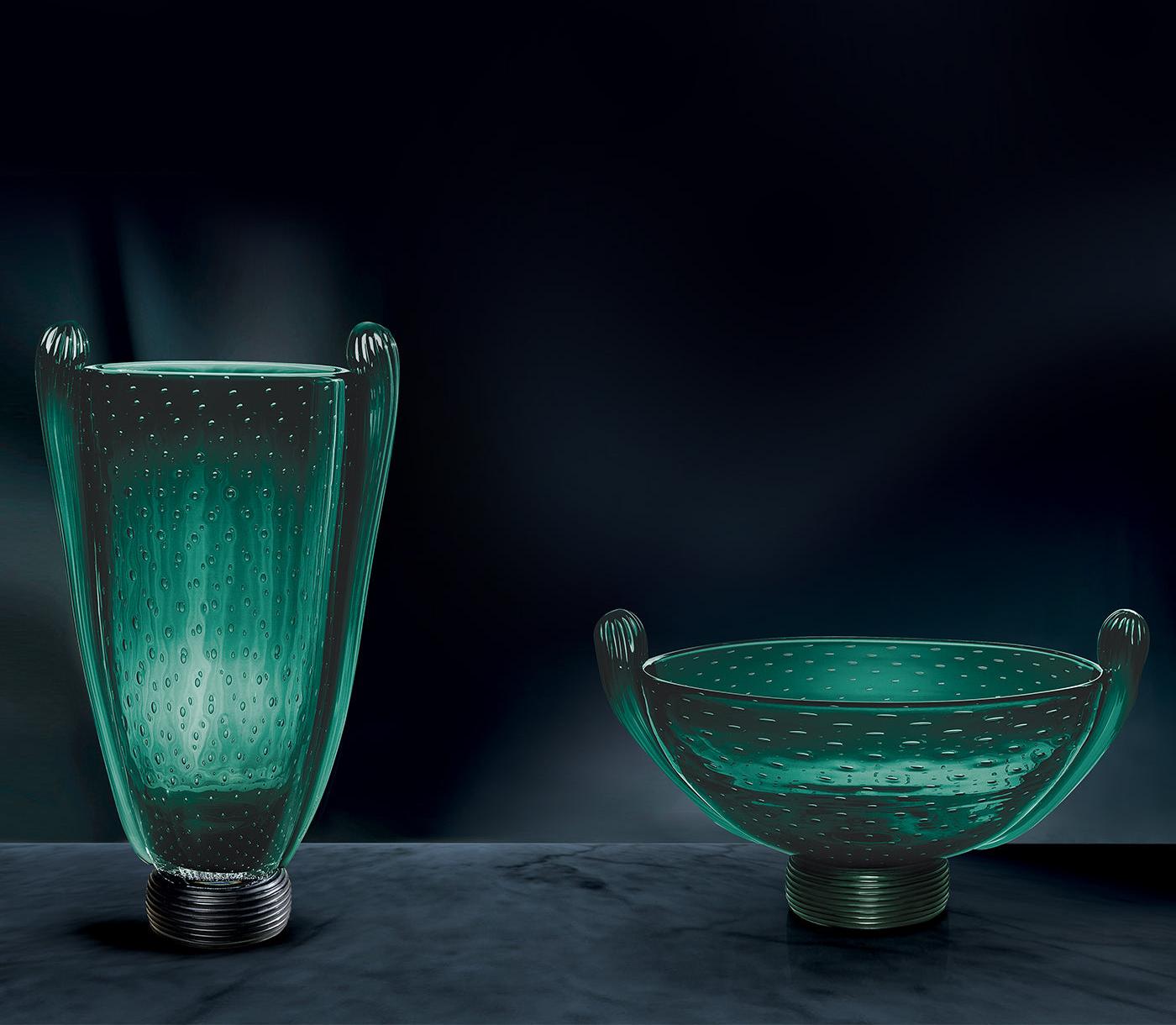 Handcrafted Murano Glass Vase