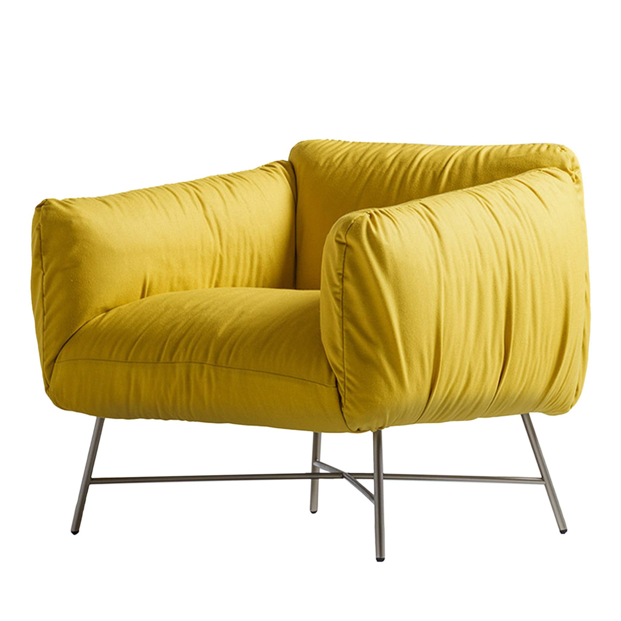Jolie Yellow Luxury Armchair