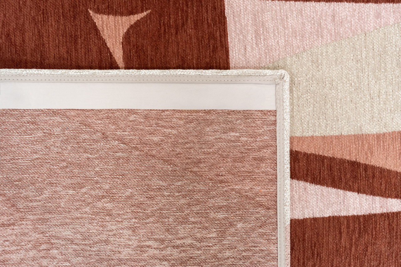 Stones Cherry Mocha Rug | Size: 140 × 200 cm