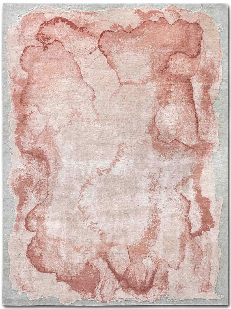 Mono Rose Luxury Hand-Knotted Rug