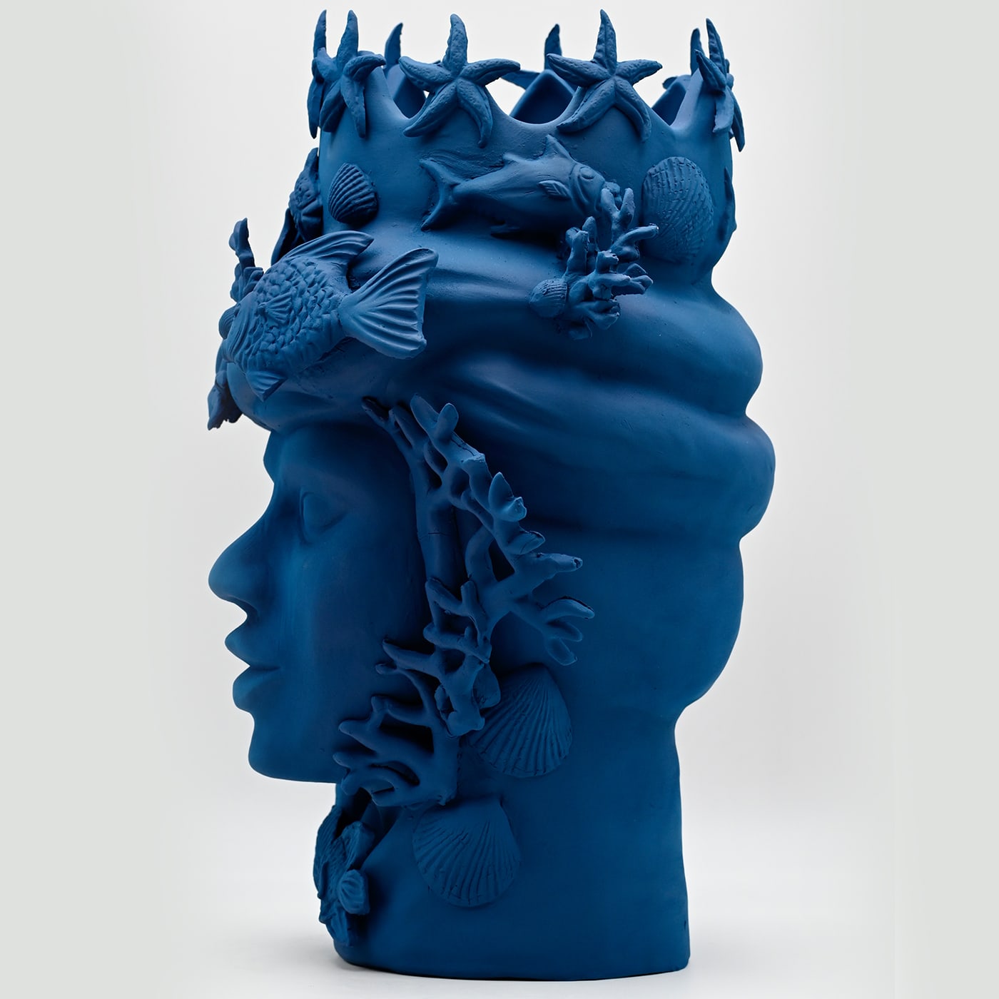 Royal Blue Handmade Moor's Head