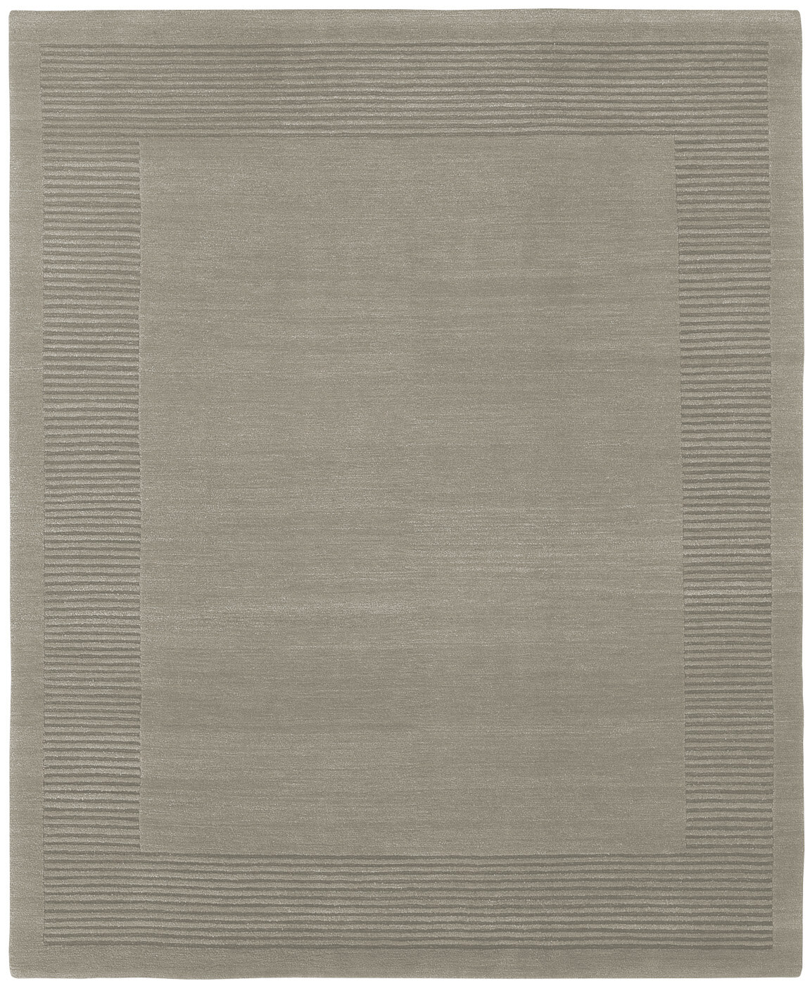 Full Deep Border 2 Grey Rug