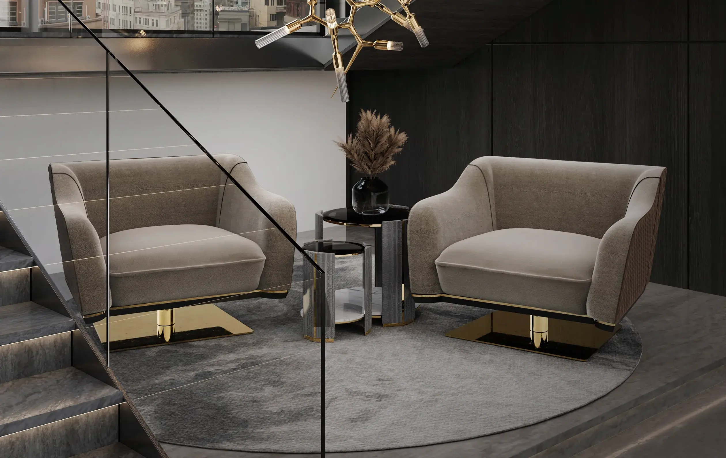 Rebel Rotating Single Sofa - 1