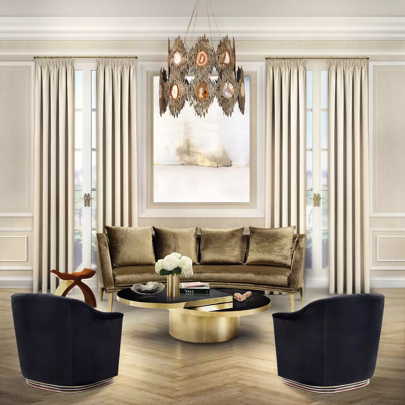 Vivara 2 Rings Chandelier