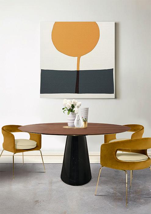 Benedict Round Dining Table - 2