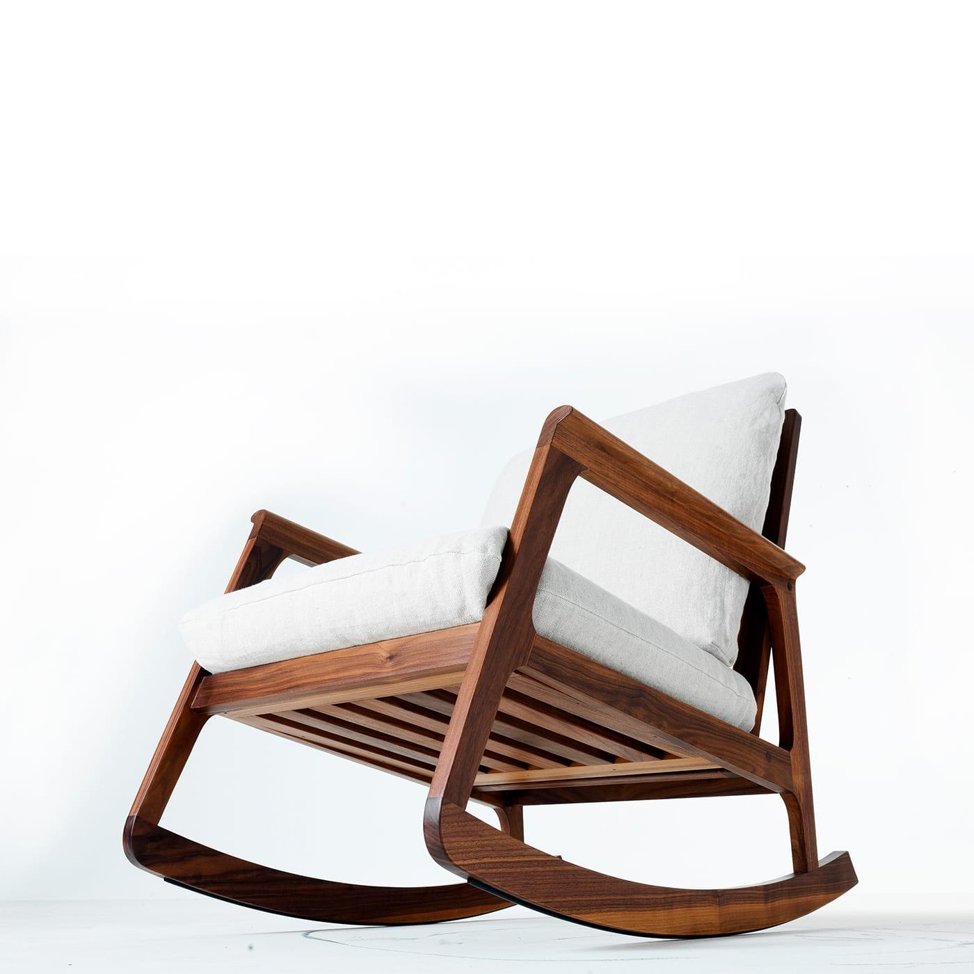 Momento Artisan Brown Rocking Chair