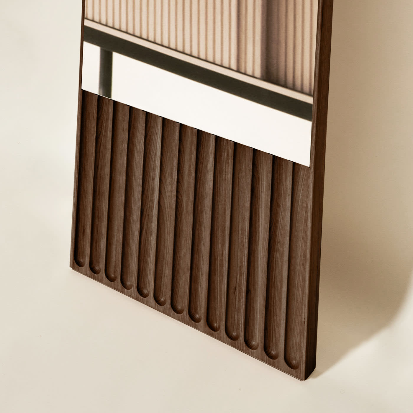 Tutto Sesto Natural Brown Floor Mirror
