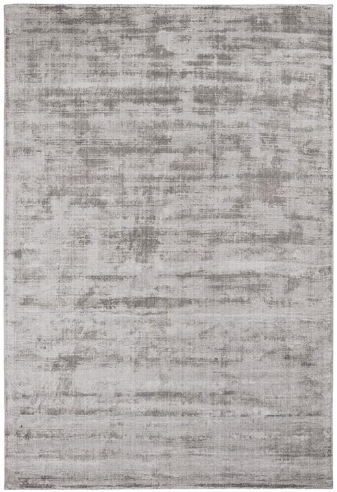 Shiny Light Grey Handloom Rug