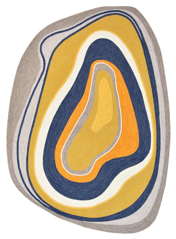Habitat Aura Ochre Outdoor Rug