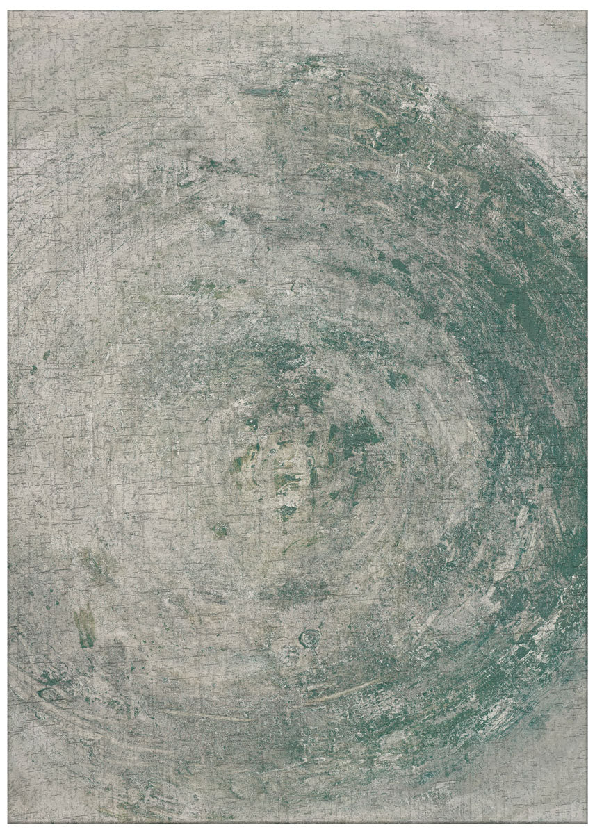 Nautillus Lichen Fossil Rug