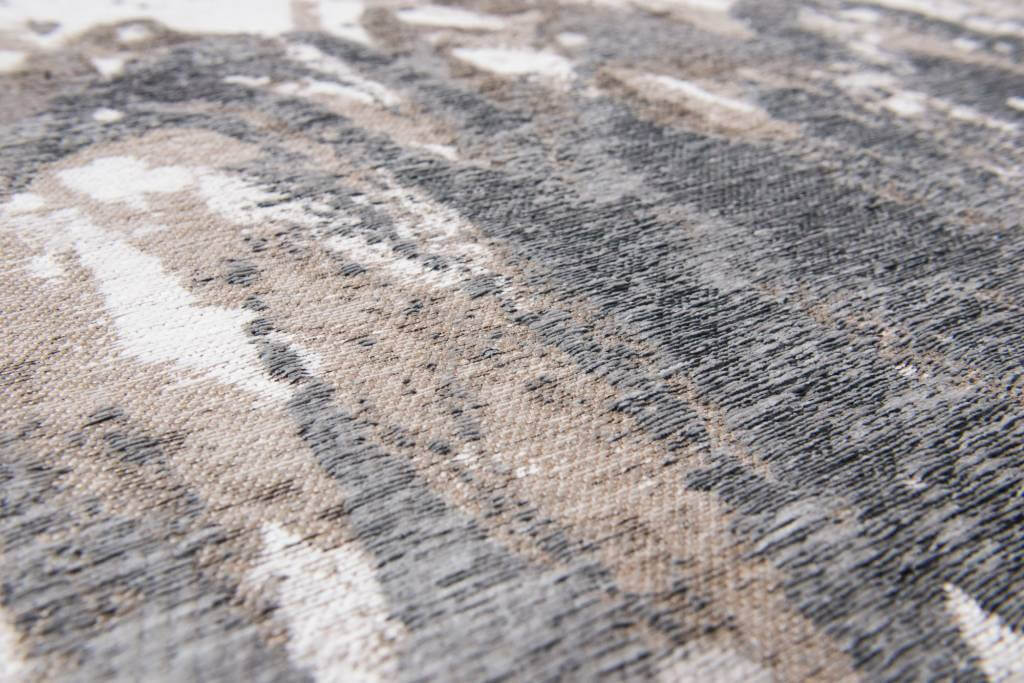 Jacquard Cotton Flatweave Rug Grey Waves | Size: 230 x 330 cm