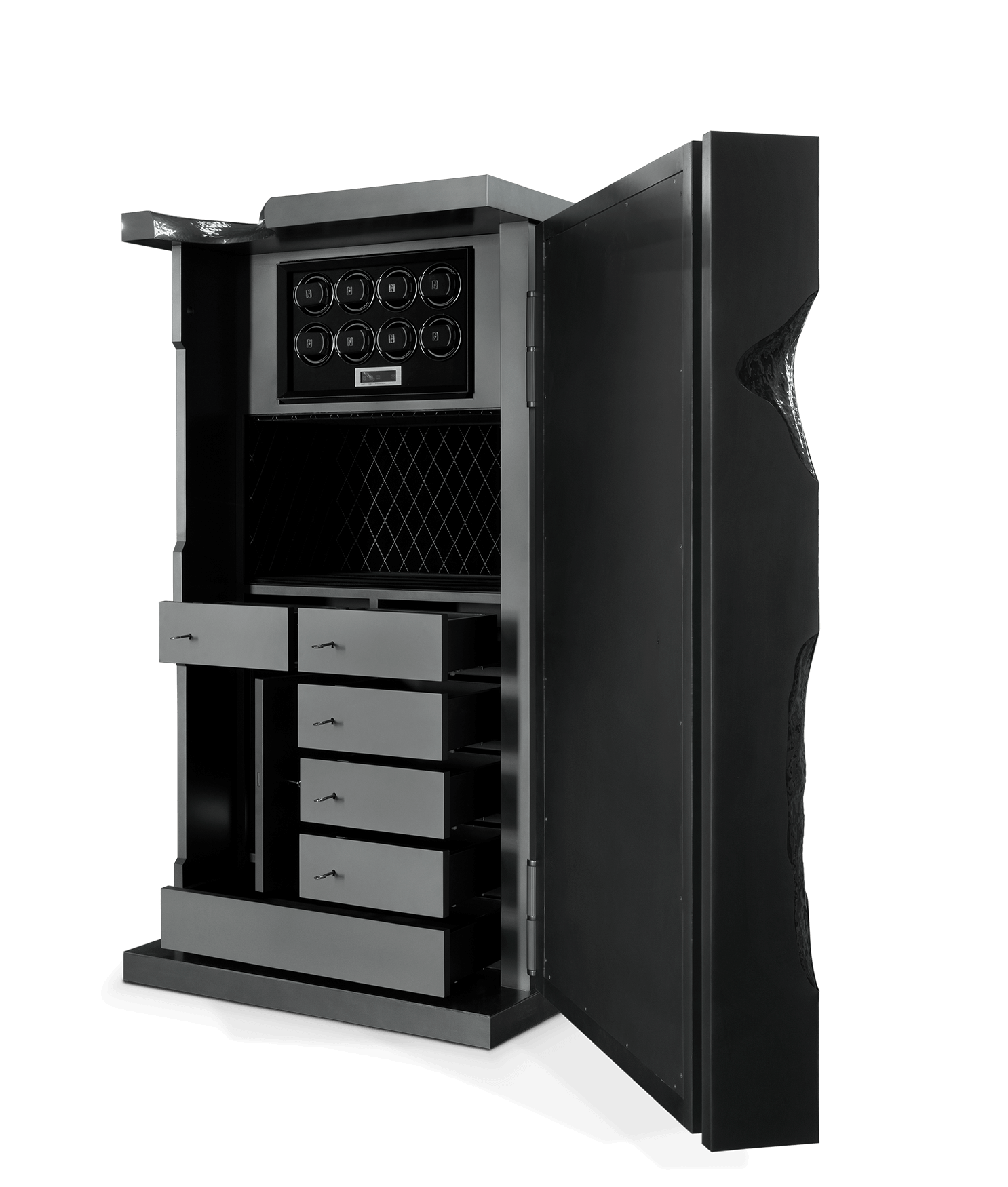 Tycoon Matte Grey Elite Safe