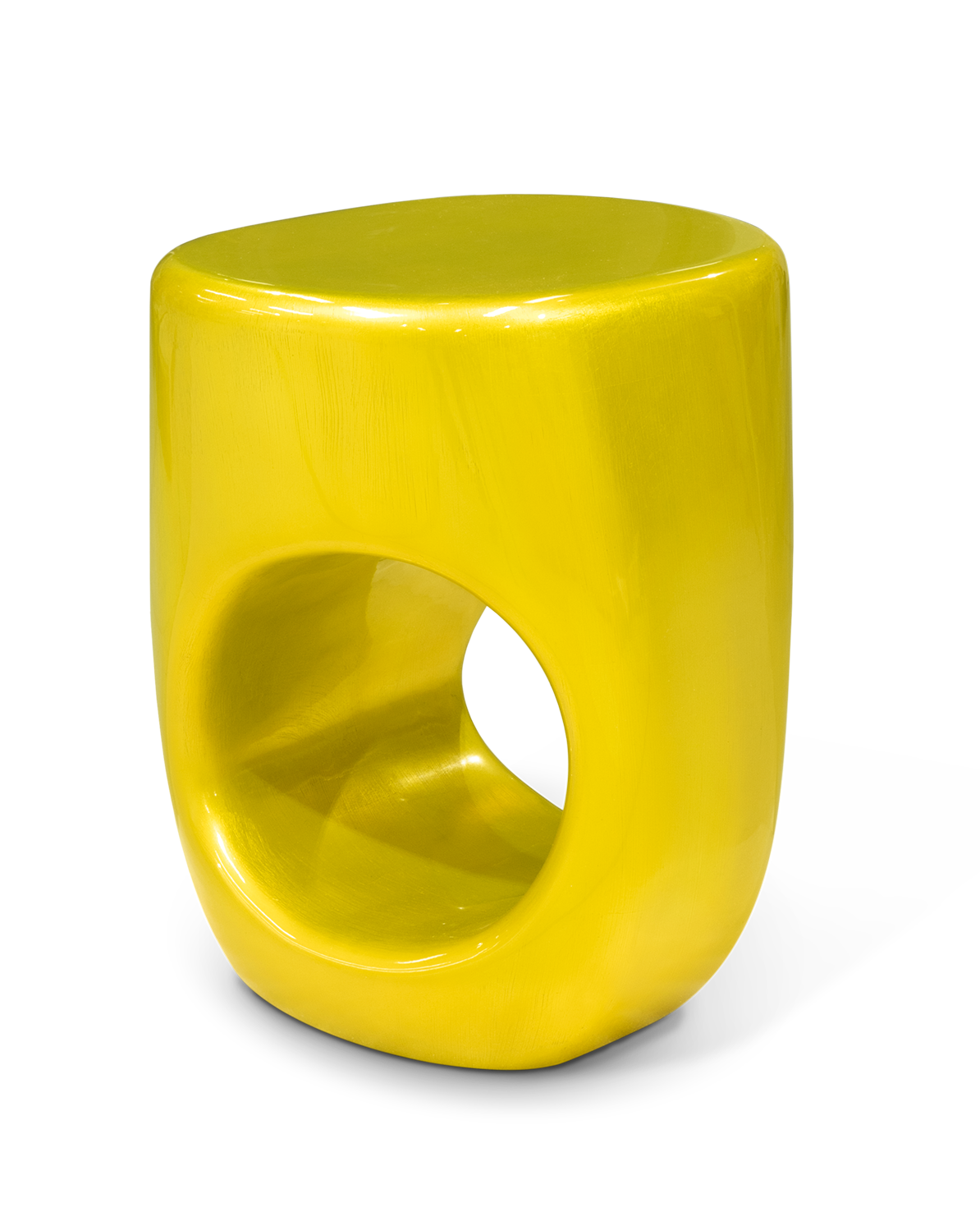 Tectonic Citrine Accent Stool