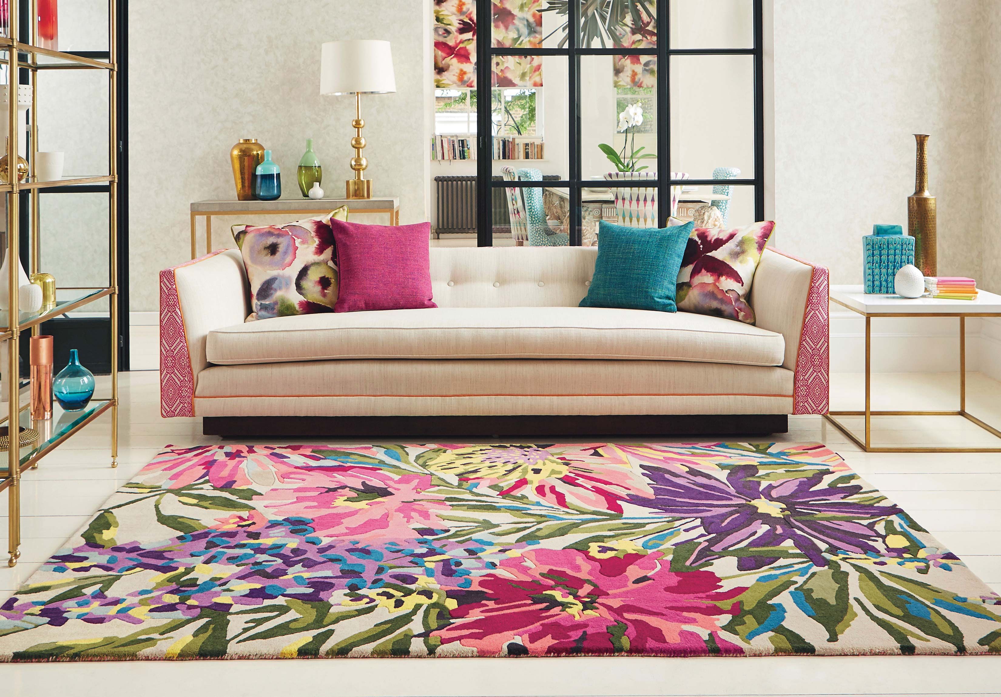 Floreale Fuschia 44905 Rug