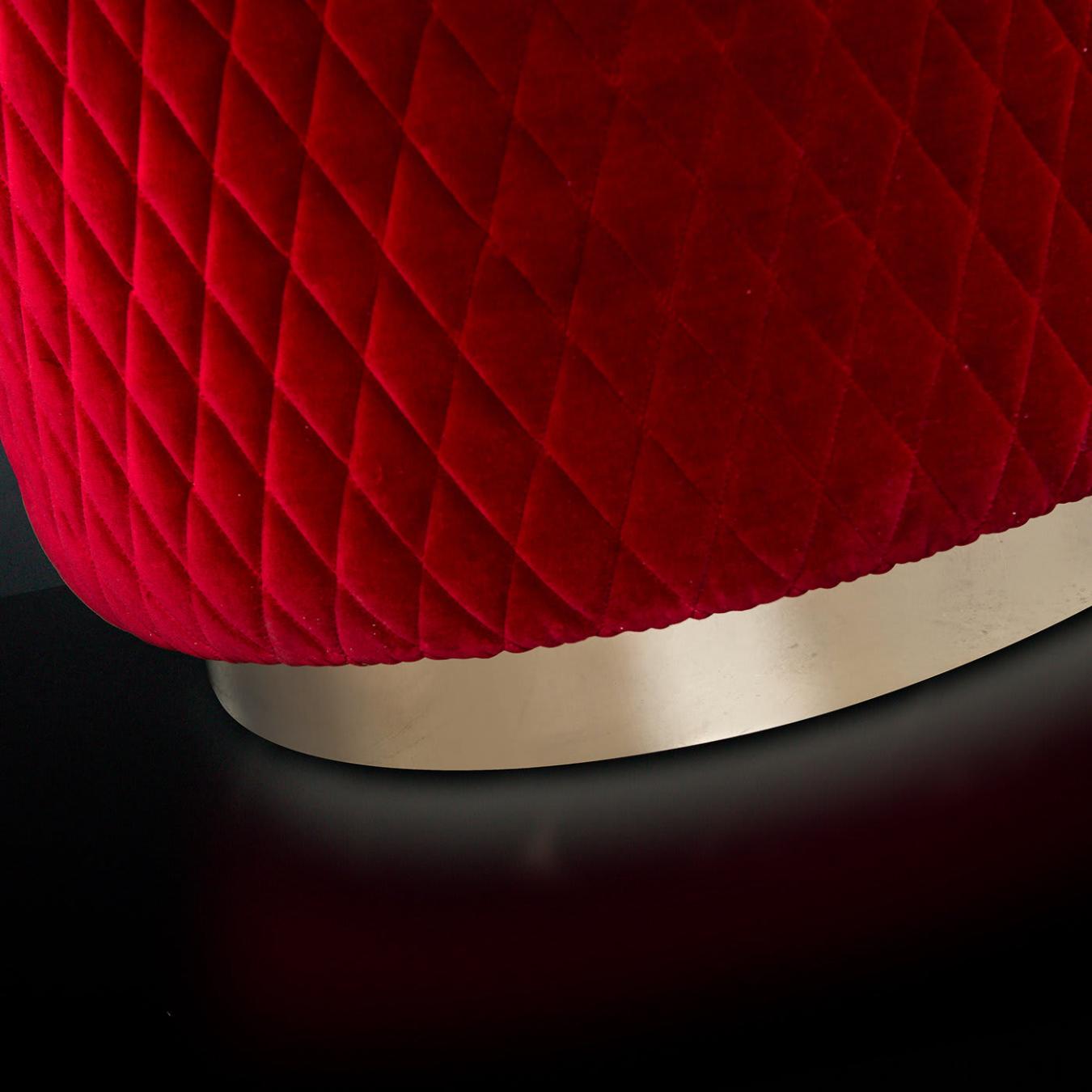Kidman Red Pouf