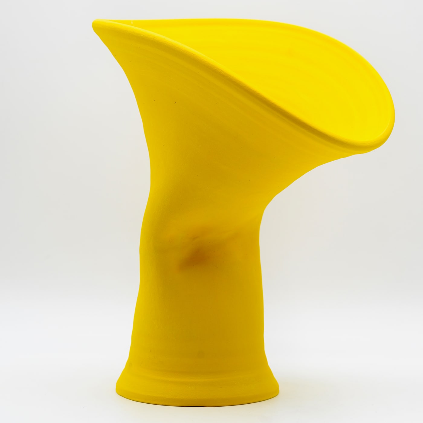Artisan Bright Yellow Italian Vase