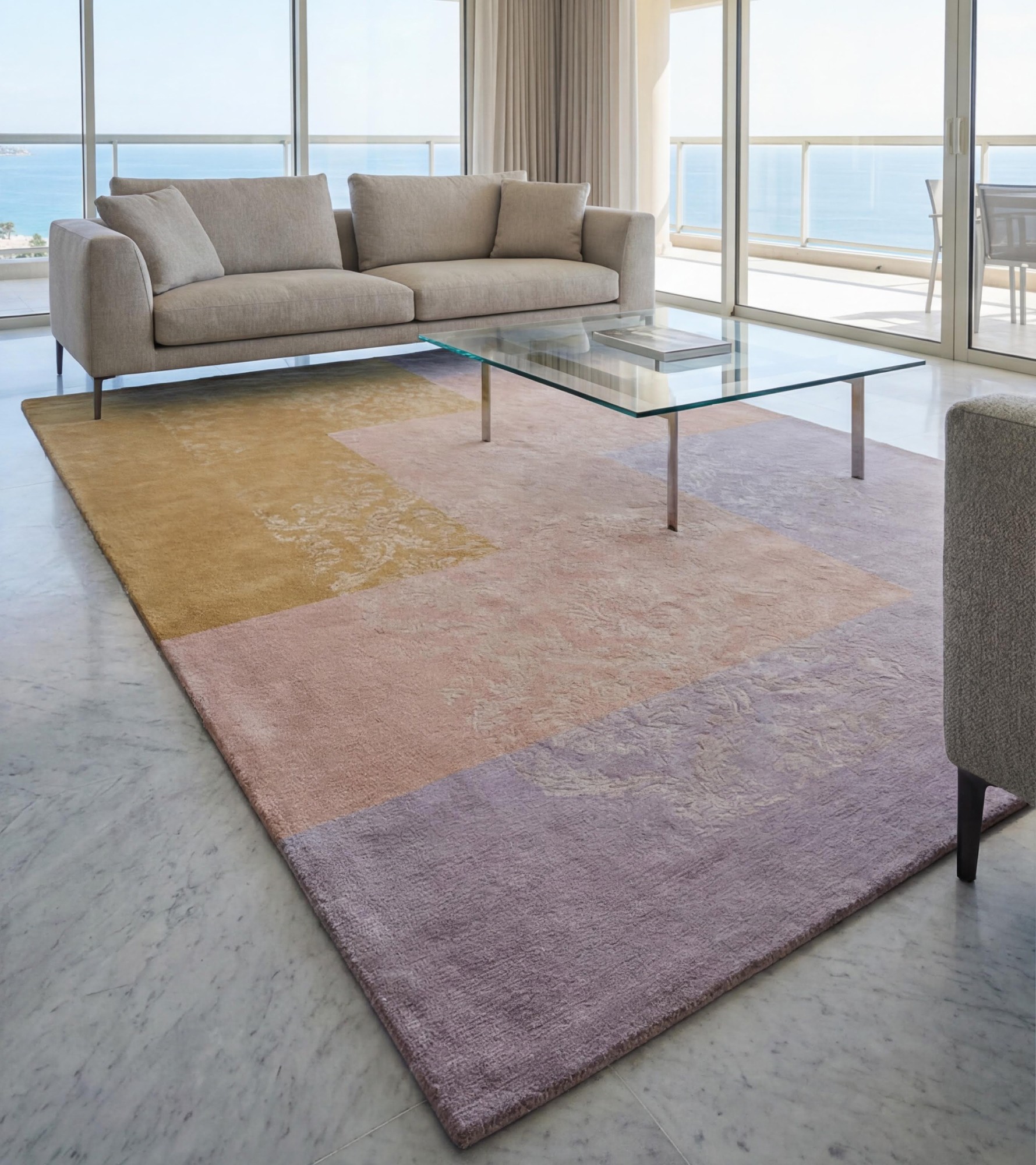Dusty Mosaic Blush Rug