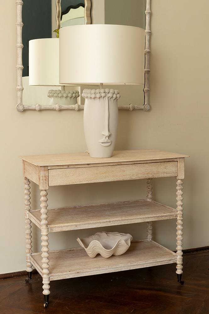 Tormarton End Table Washed Acacia