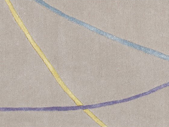 Indian Handtufted Wool & Viscose Rug Buzzz