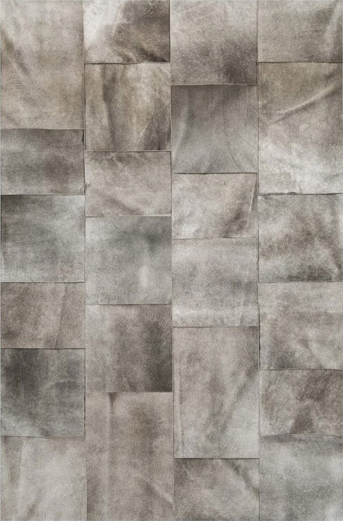 Grey Elephant Cowhide Rug