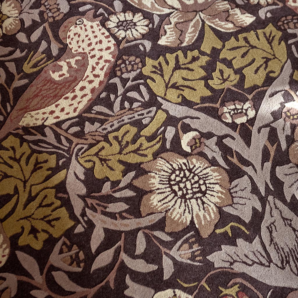 Strawberry Thief Grape 027705 Rug | Size: 200 × 280 cm