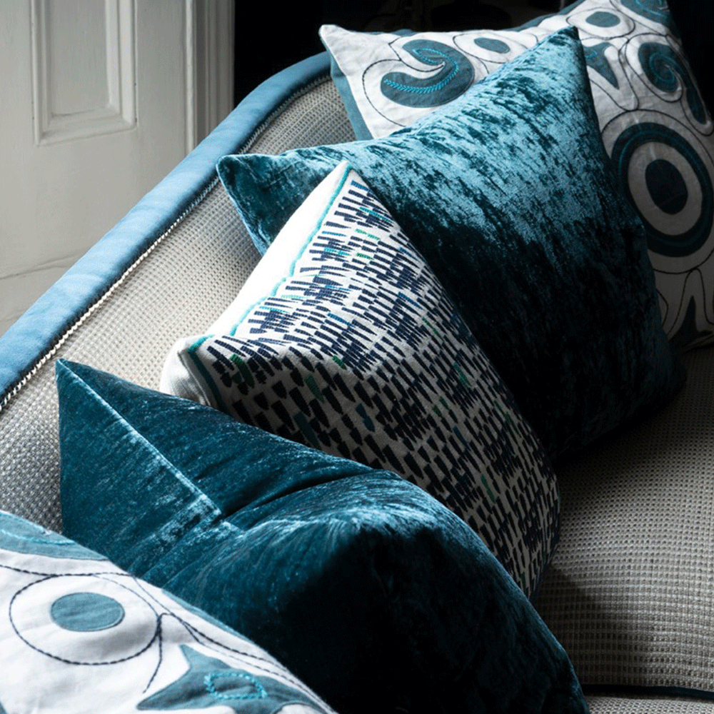 Paddy - Peacock 50 × 50 Cushion