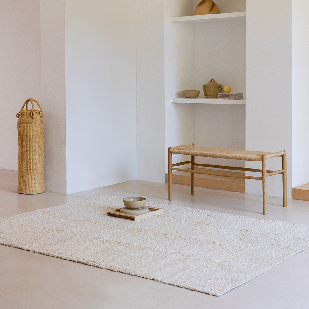 Craft Fundament Wool White Rug | Size: 160 x 230 cm