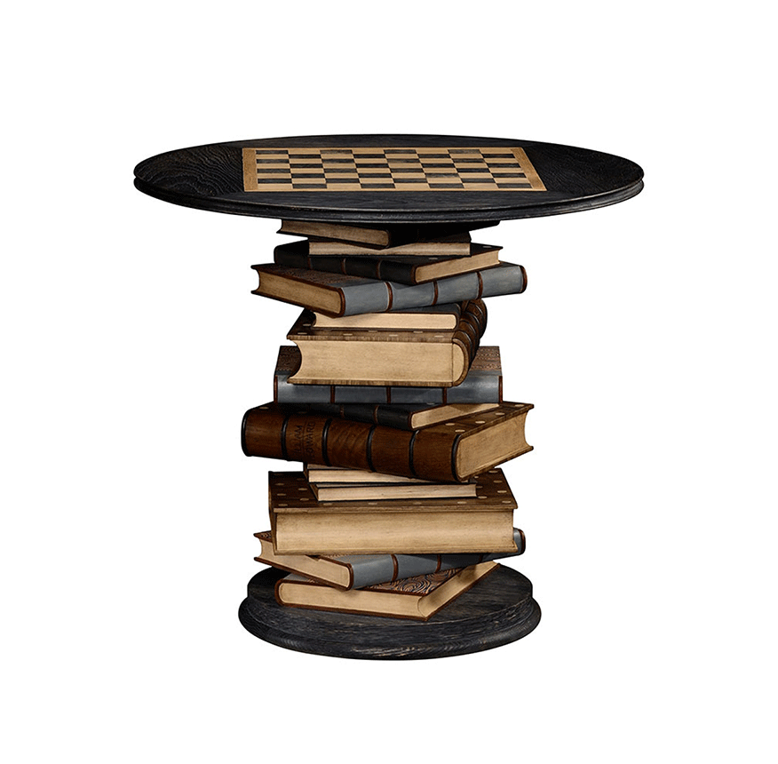 Tenbury Games Table Navy Oak