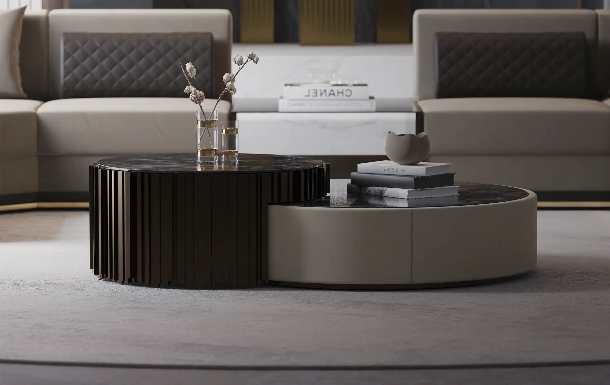 Imperial Coffee Table Set - 6