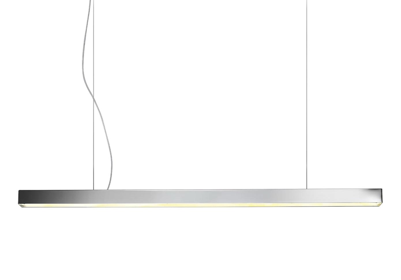 Polished Nickel Linear Suspension Chandelier