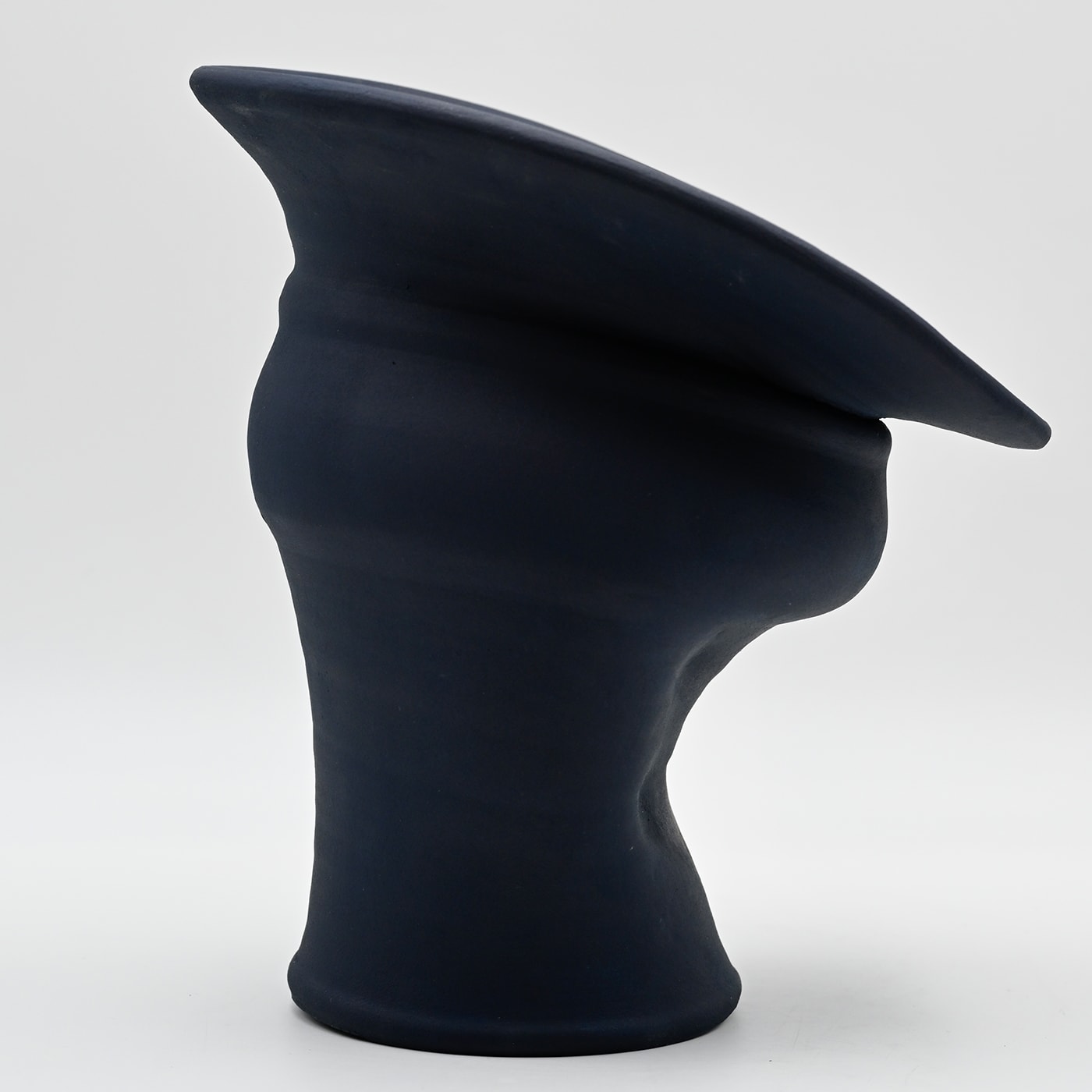 Classic Crafted Blue Vase from Italy