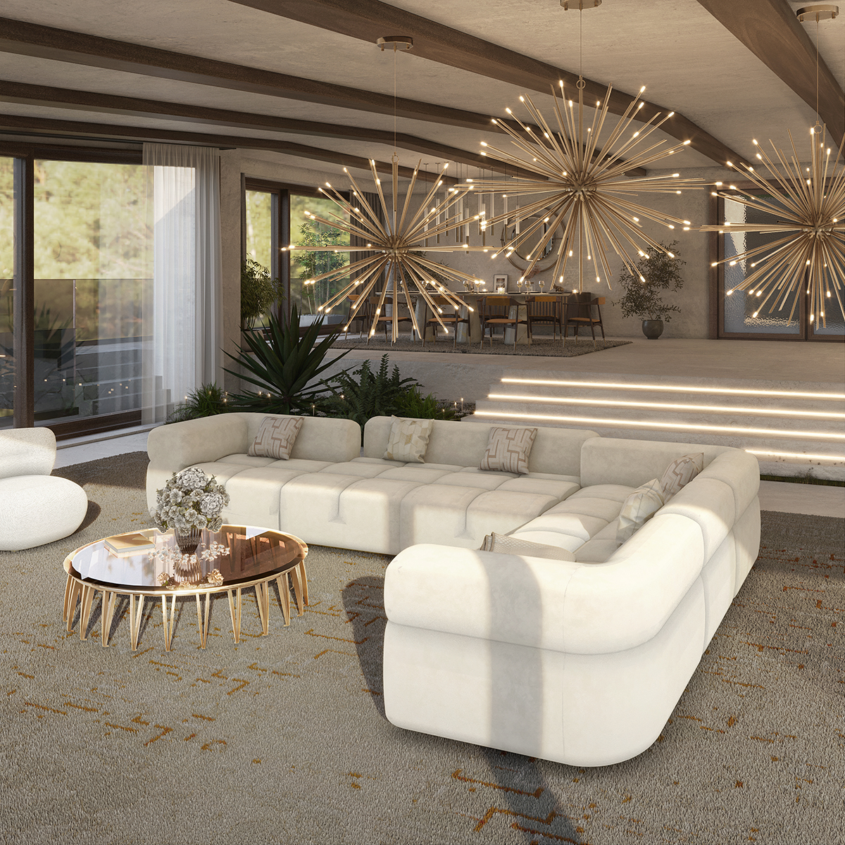 Burst Suspension Lamp - 5
